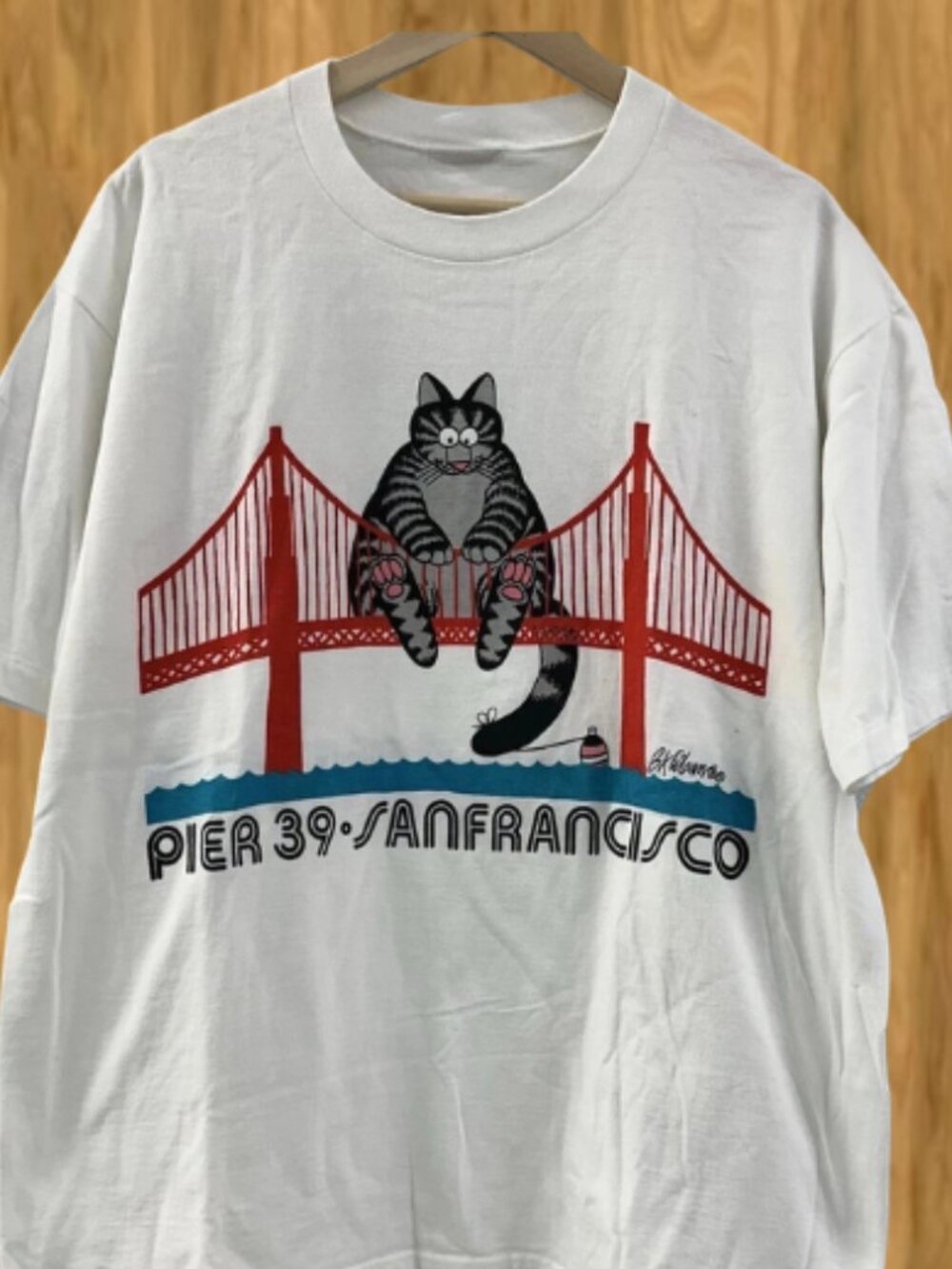Kliban Cat T Shirt San Francisco reprint